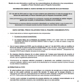La nueva reforma del BOE adjuntada en la factura de electricidad de Abril